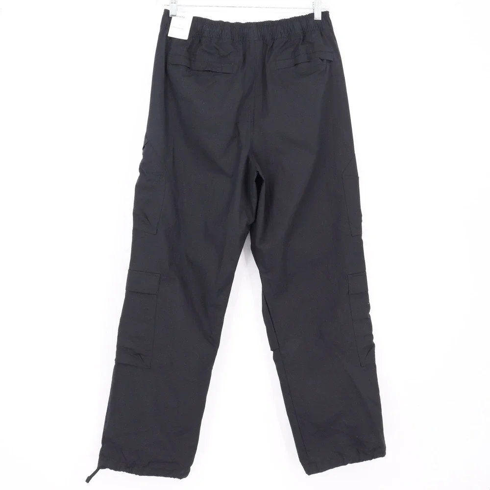 Jordan Mens Black Loose Fit Ripstop Cargo Pants HV0530-010 Medium NWT